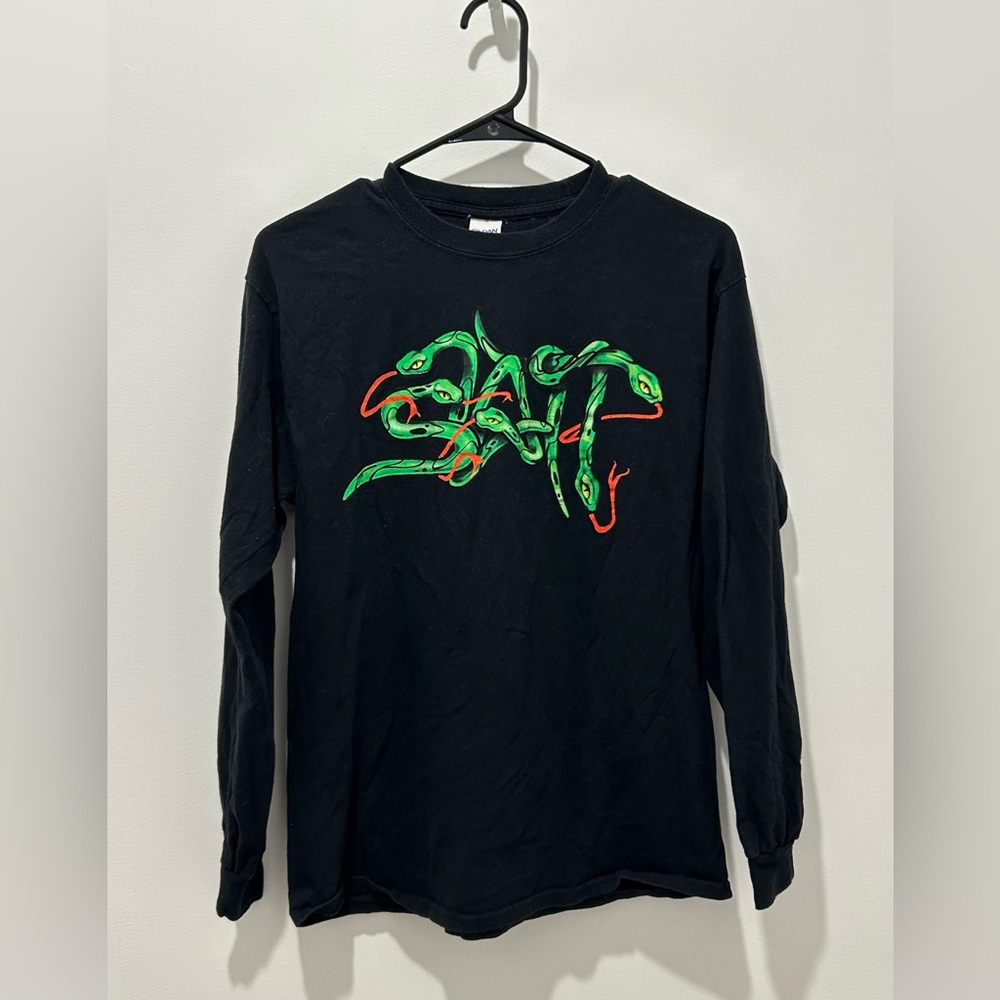 SLATT Young Thug Black Graphic Long Sleeve Shirt